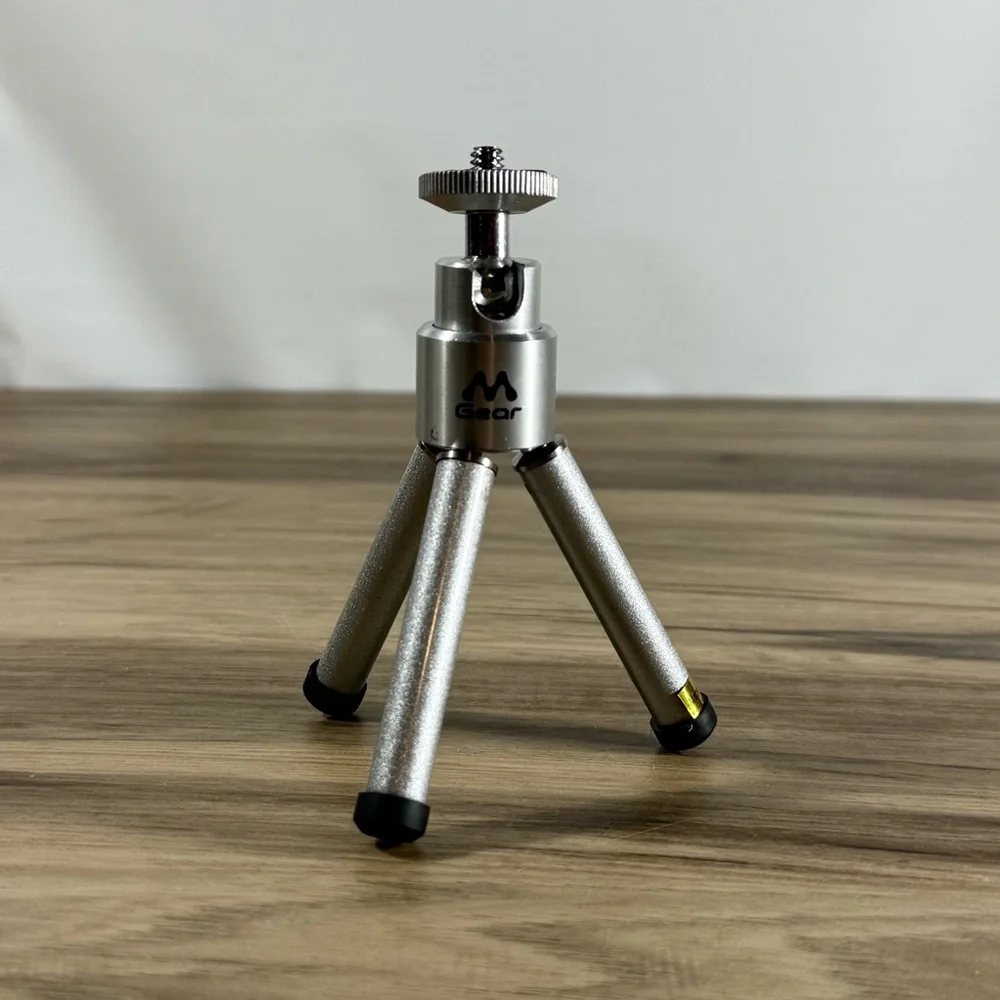 M Gear Tabletop Mini Universal Camera Tripod Ball Head Telescoping Legs